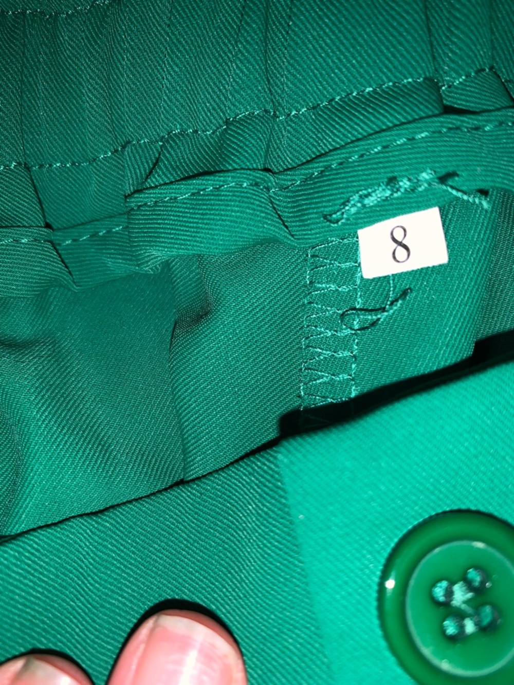 Vibrant Green Wide-Leg Trousers - Picture 2 of 7